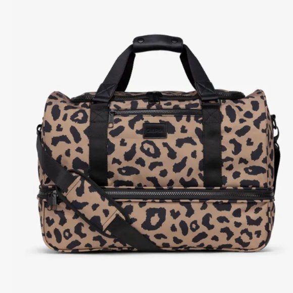 Calpak Bags Calpak Leopard Cheetah Print Stevyn Duffel Bag With